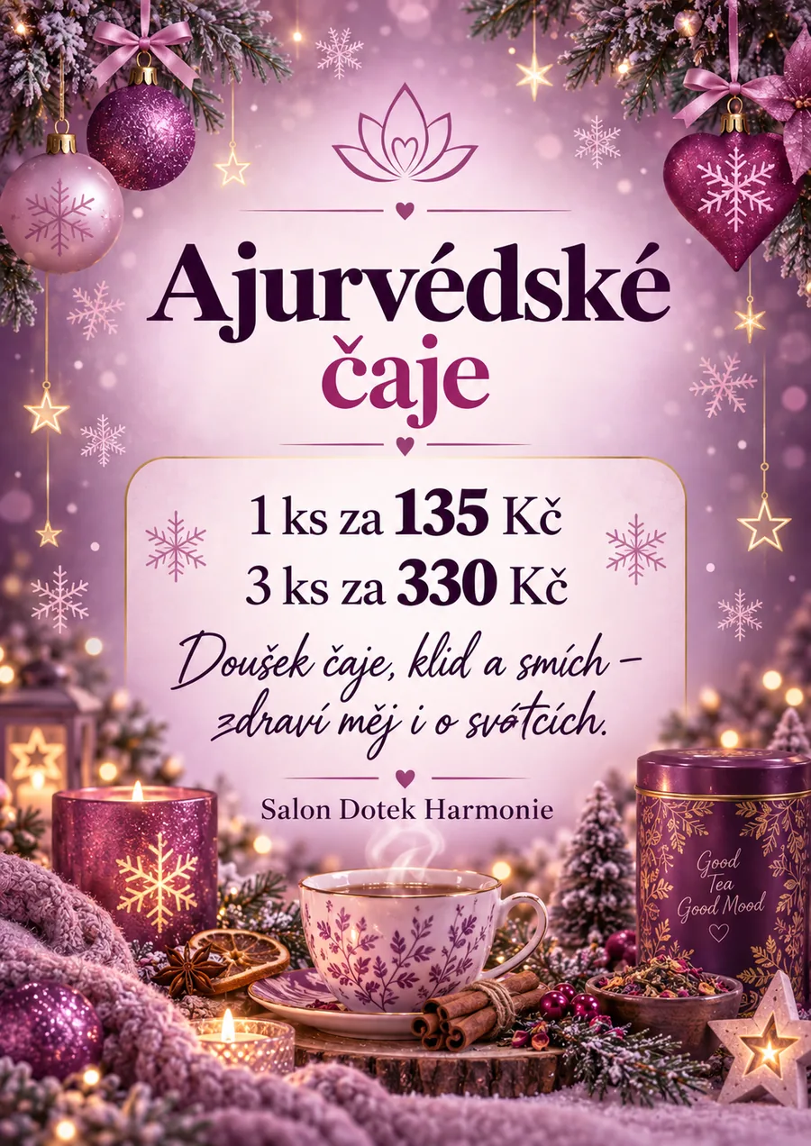 Ajurvédské čaje – vánoční akce