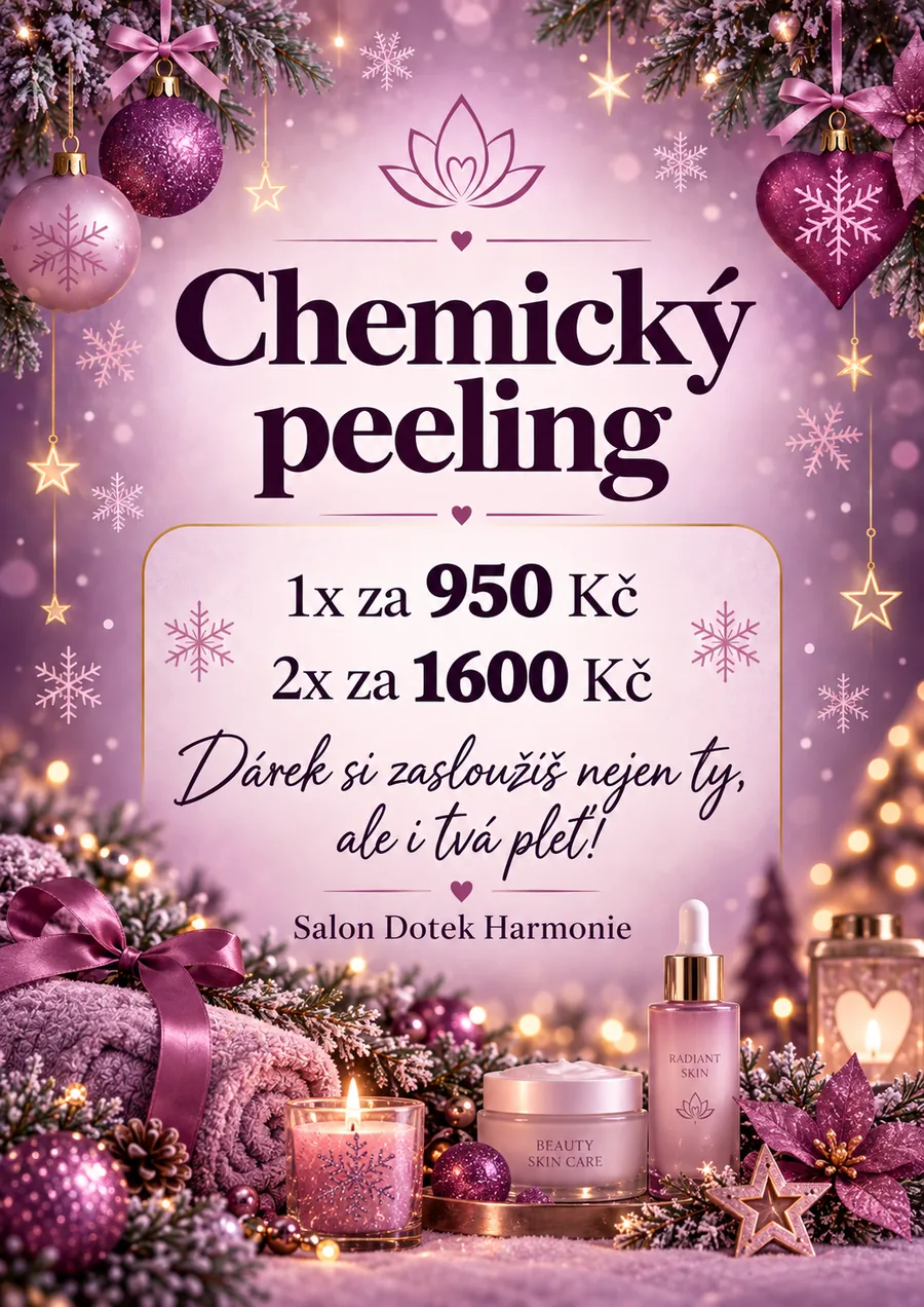 Plakát Chemický peeling – 1x za 950 Kč, 2x za 1600 Kč