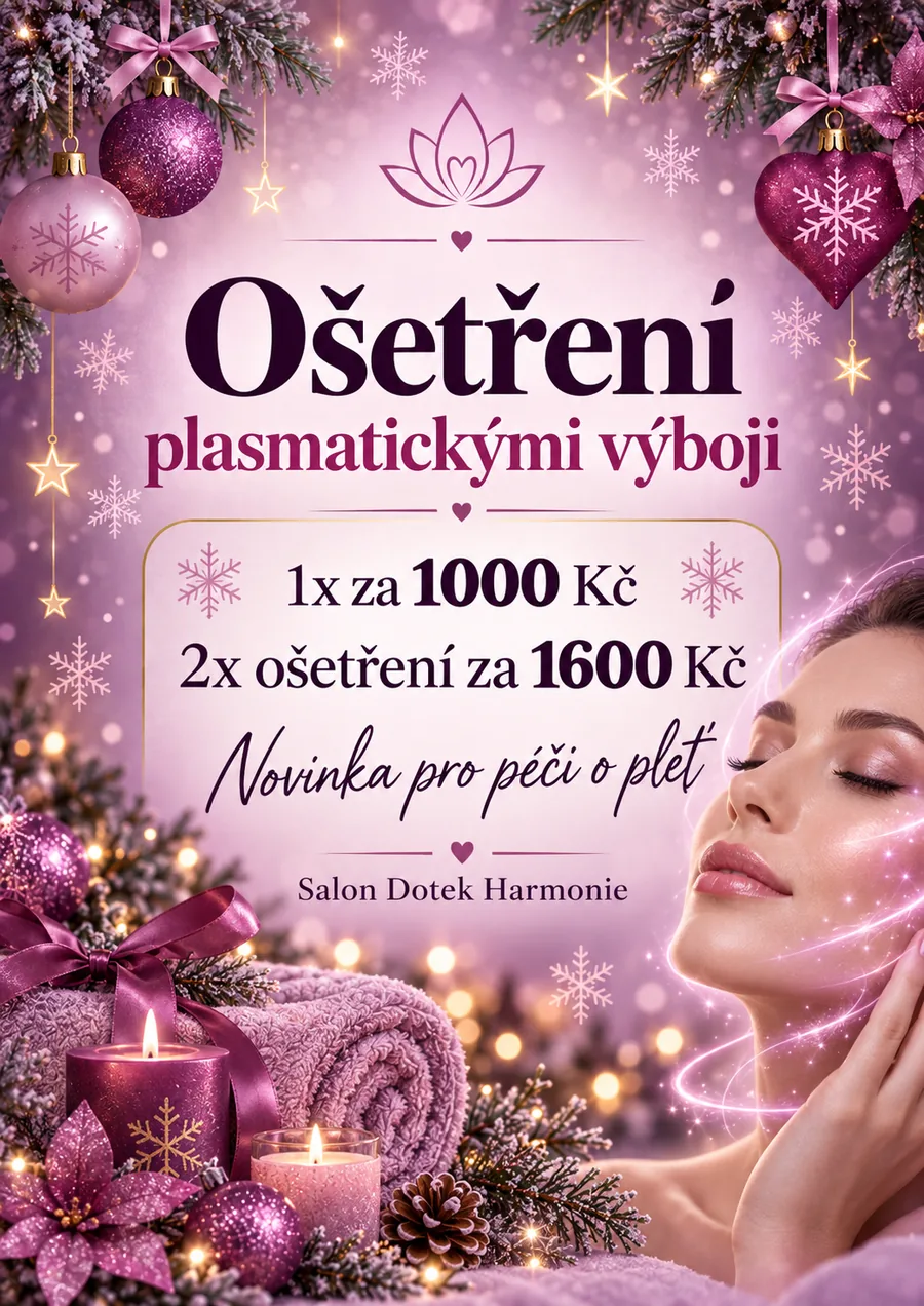 Plakát Ošetření plasmatickými výboji – 1x za 1000 Kč, 2x za 1600 Kč